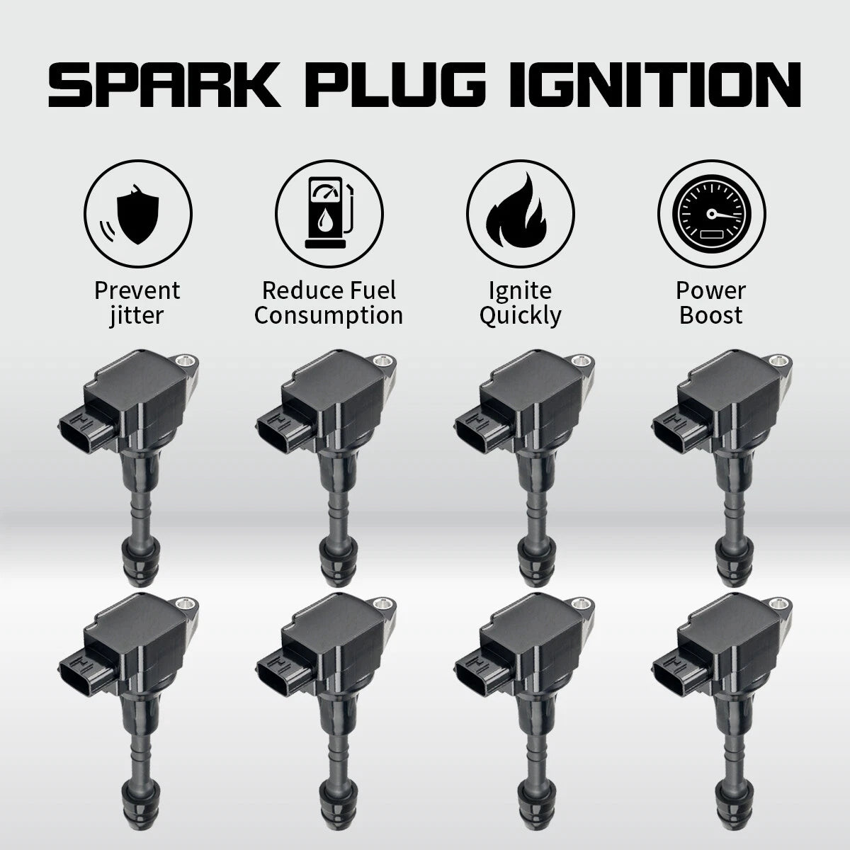 Set of 8 Ignition Coils for Nissan Titan Armada (2007–2015) UF551