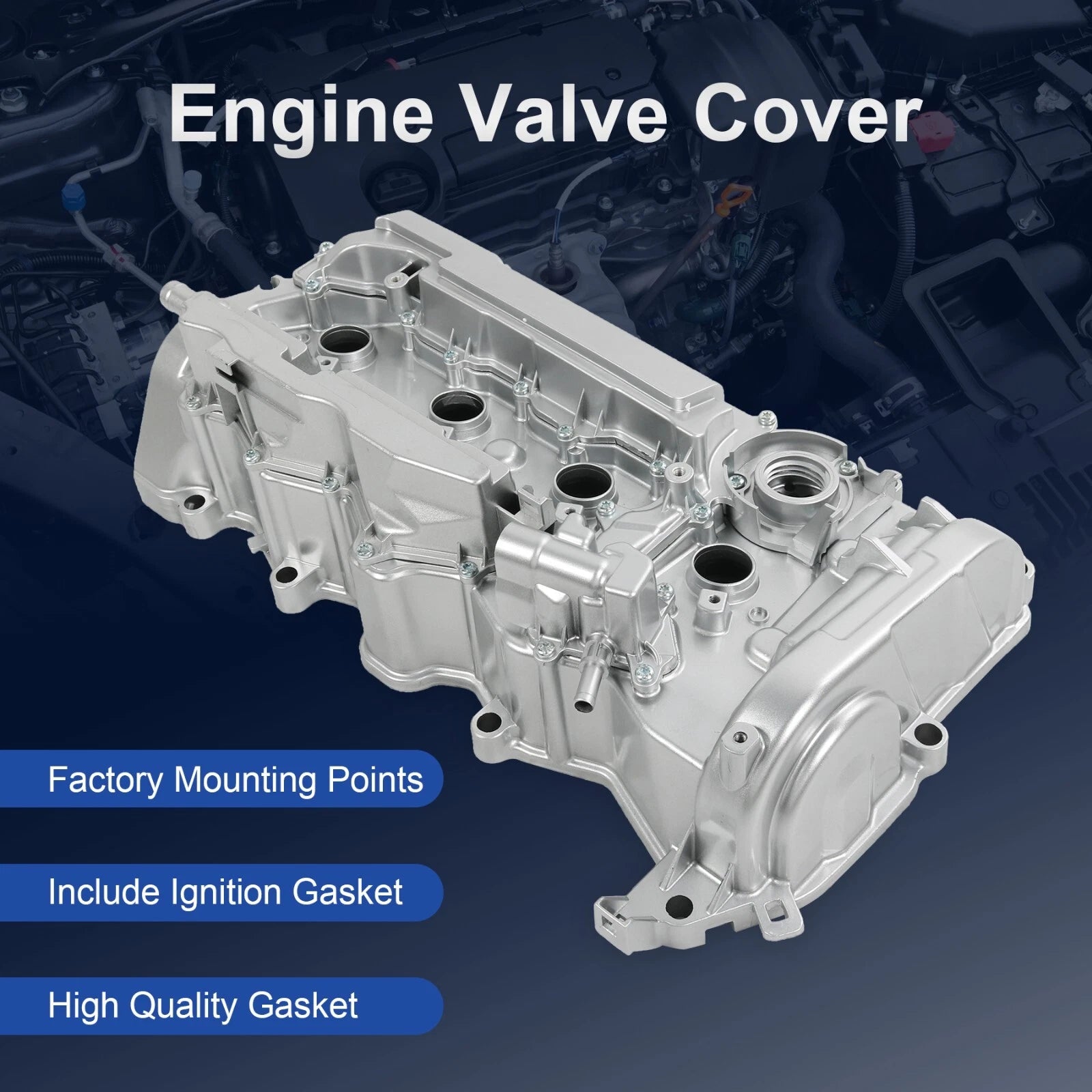 Upgraded Valve Cover with Gasket for Honda Accord CR-V 2013–2017