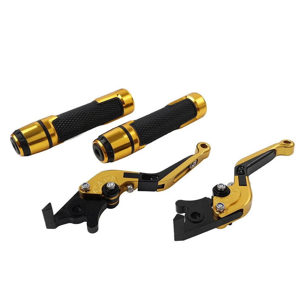 Folding Extendable Brake Clutch Lever Grip Set for Honda VFR1200 (2010–2016)