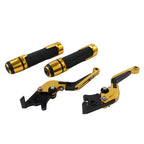 Folding Extendable Brake Clutch Lever Grip Set for Honda VFR1200 (2010–2016)