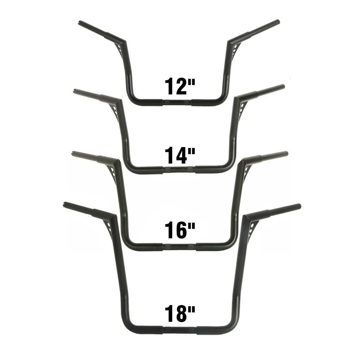 1 1/4" Fat Handlebar Ape Hanger for Harley Touring (1982–2024)