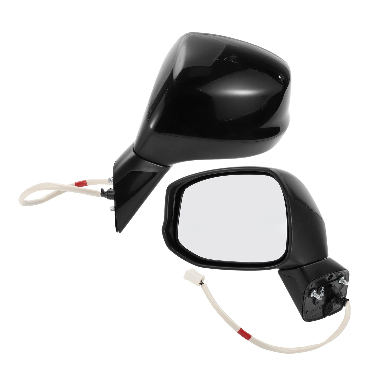 Left Door Mirror for Honda Civic (2012–2015) Manual Folding Gloss Black