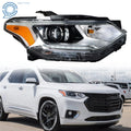 HID LED Chrome Right Headlamp for Chevy Traverse (2018–2020)