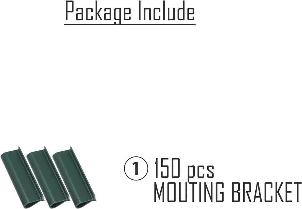 Mounting Bracket for Chain Link Fence Privacy Tape Weave (Green)