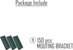 Mounting Bracket for Chain Link Fence Privacy Tape Weave (Green)