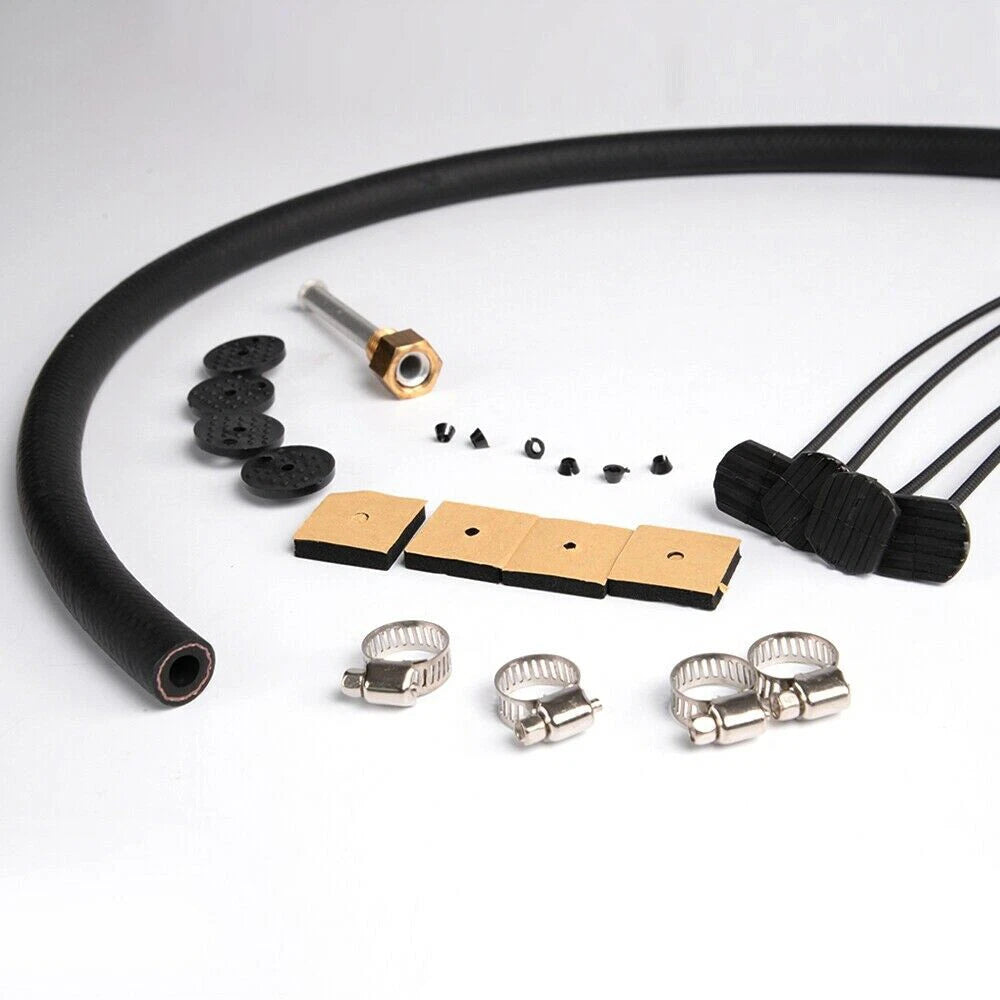 4 Row Transmission Oil Cooler with Hose & Mounting Kit for Auto-Manual