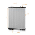 OE Style Aluminum 2-Row Radiator for Freightliner Century Class/Columbia (1996–2011)