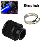 25mm 1-Inch Cold Air-Intake Filter for TURBO Vent Crankcase Car Breather Valve