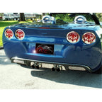 Tail Light Covers Polished Stainless Steel for 2005-2013 Chevy Corvette