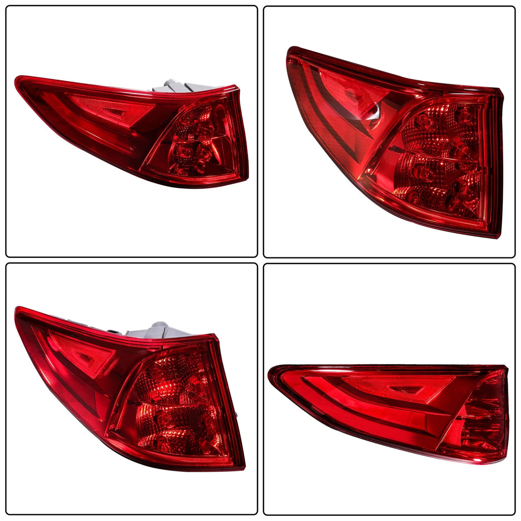 LED Tail Light Assembly for Honda Odyssey (2018–2023) Chrome Outer Left