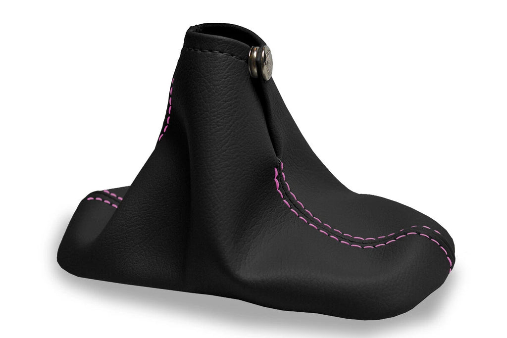 Leather Manual Shift Boot Cover for Chevrolet Cavalier (2000–2005) Pink Stitch
