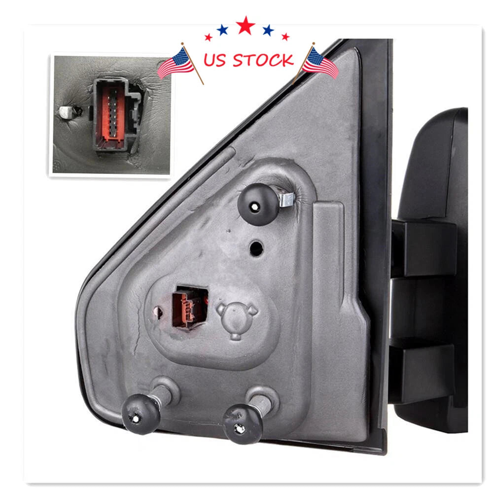 Set of 2 Towing Mirrors for Ford F150 (2007–2014) - Heated Signal Puddle