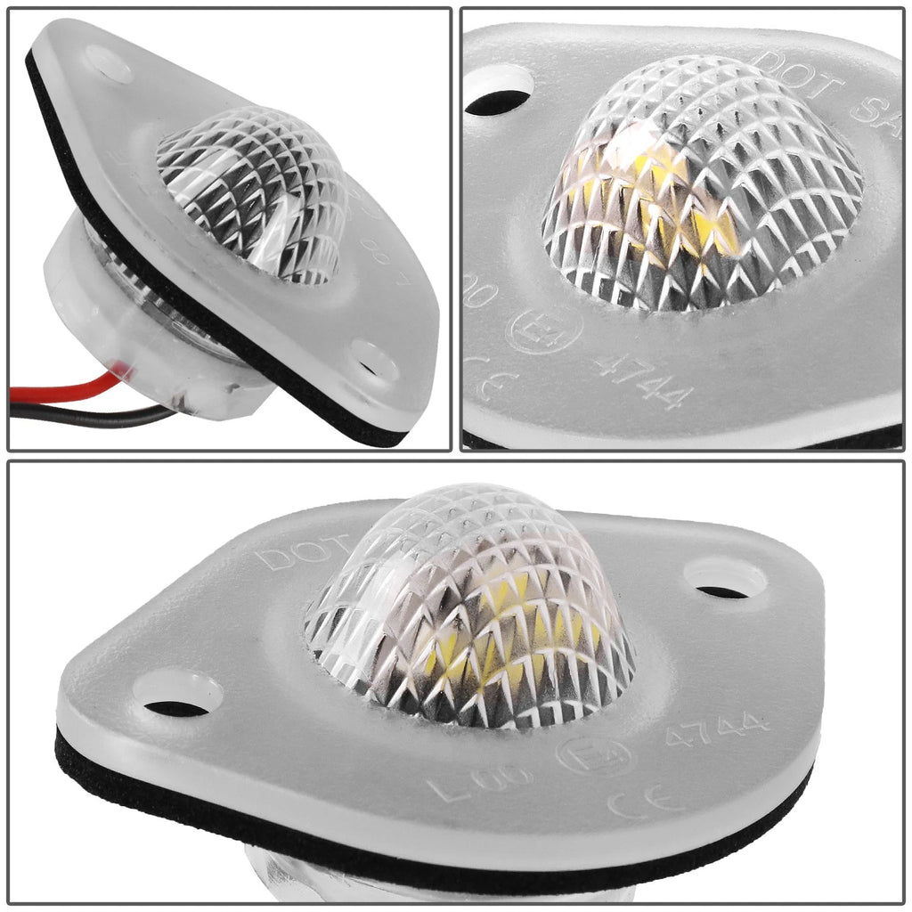 LED License Plate Lights for Ford Mustang (1994–2004) - Clear Lens