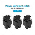 3X Power Window Switch for Kia Sportage Hyundai i45 Sonata Optima (2010–2015)