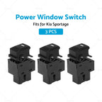 3X Power Window Switch for Kia Sportage Hyundai i45 Sonata Optima (2010–2015)
