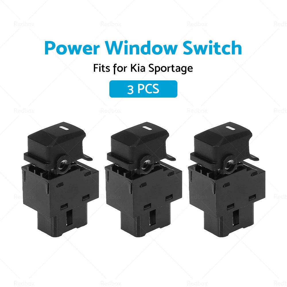 3X Power Window Switch for Kia Sportage Hyundai i45 Sonata Optima (2010–2015)