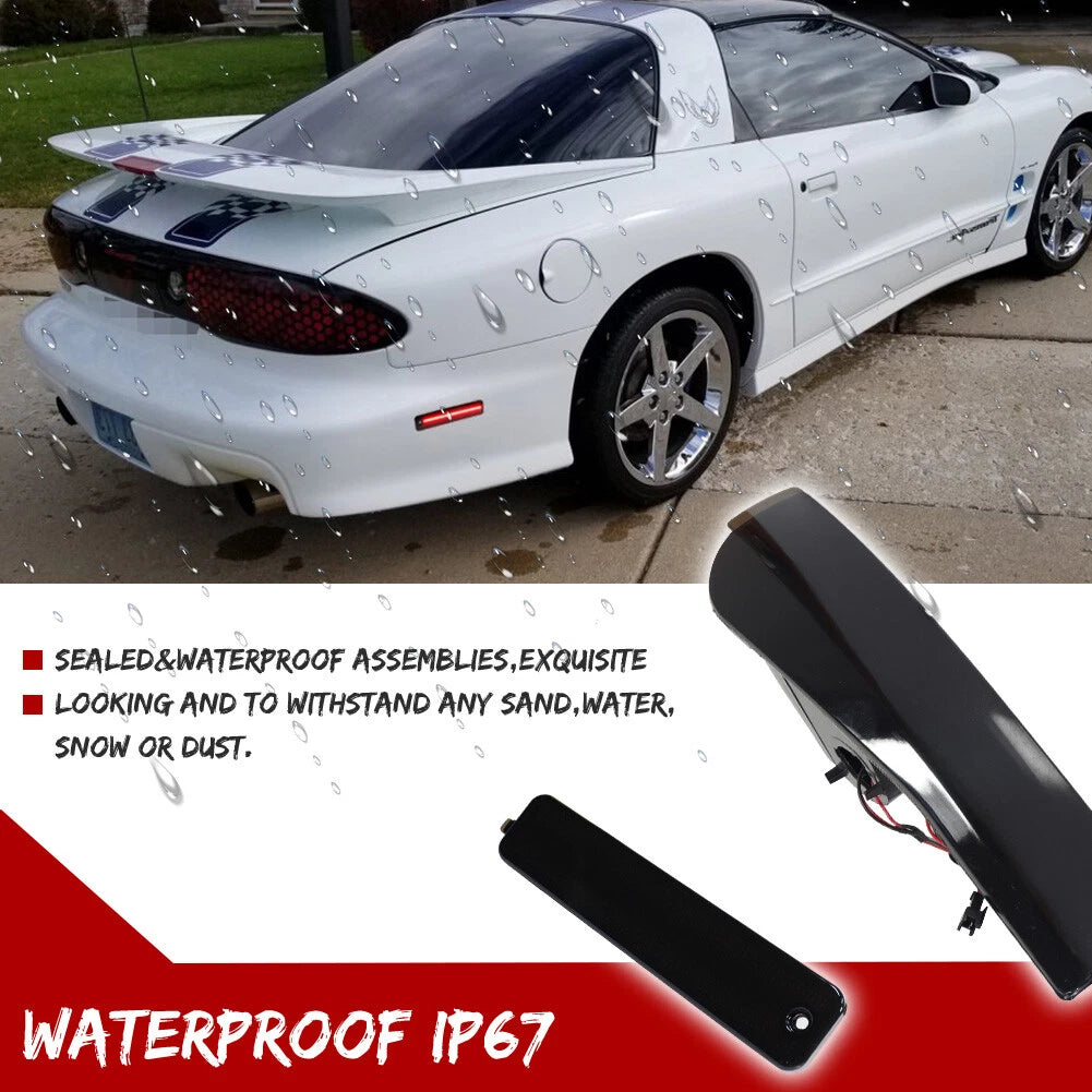 Set of 4 Smoke LED Bumper Signal & Side Markers for Pontiac Firebird (1993–1997)
