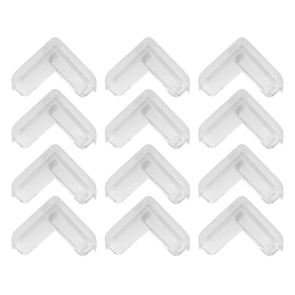 12pc Clear Rubber Corner Edge Table Cushion Guard for Baby Safety
