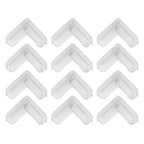 12pc Clear Rubber Corner Edge Table Cushion Guard for Baby Safety