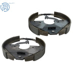2X Backing Plate Brake Assembly for Mobile Home Trailer (3.15" Center Bore, 12" x 2")