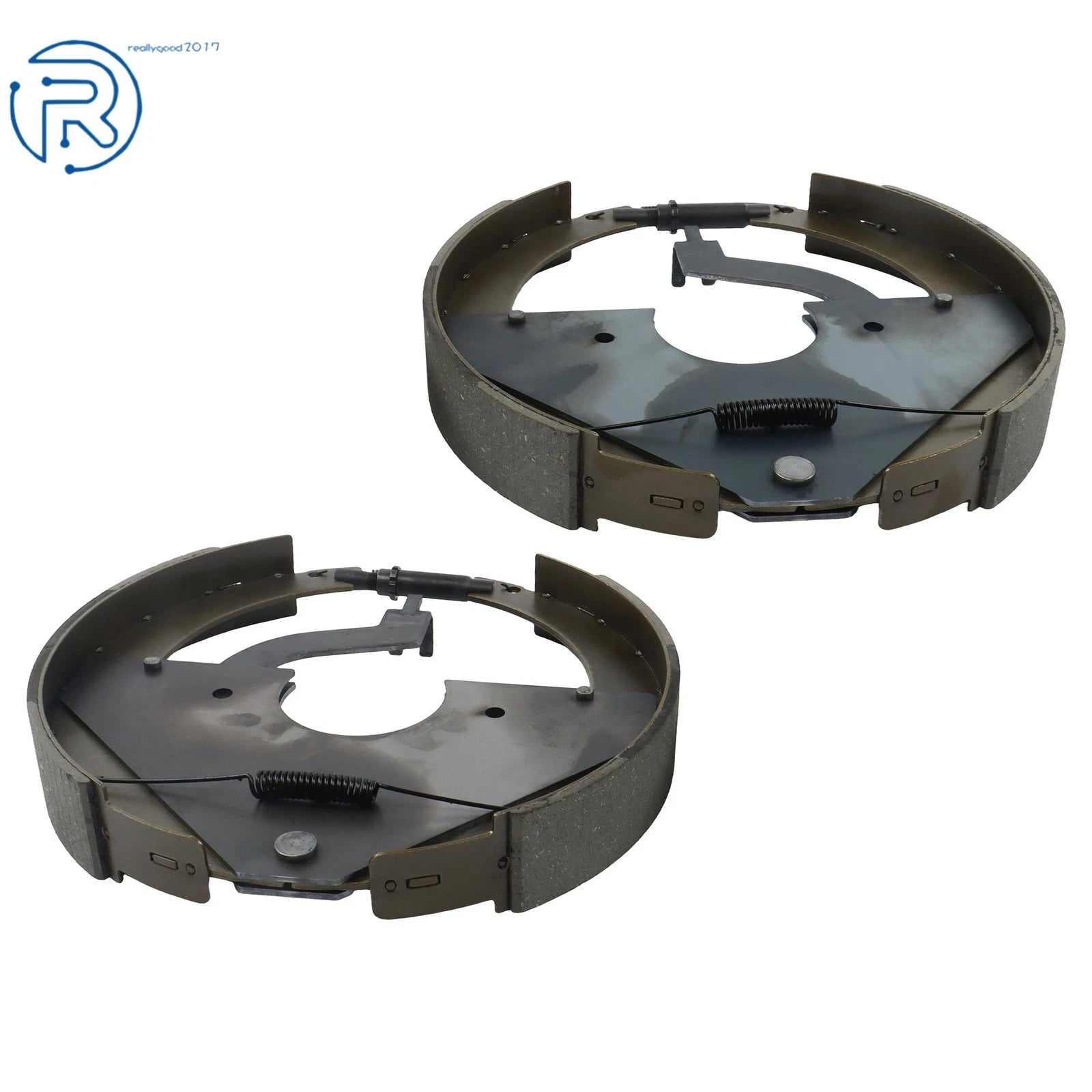 2X Backing Plate Brake Assembly for Mobile Home Trailer (3.15" Center Bore, 12" x 2")