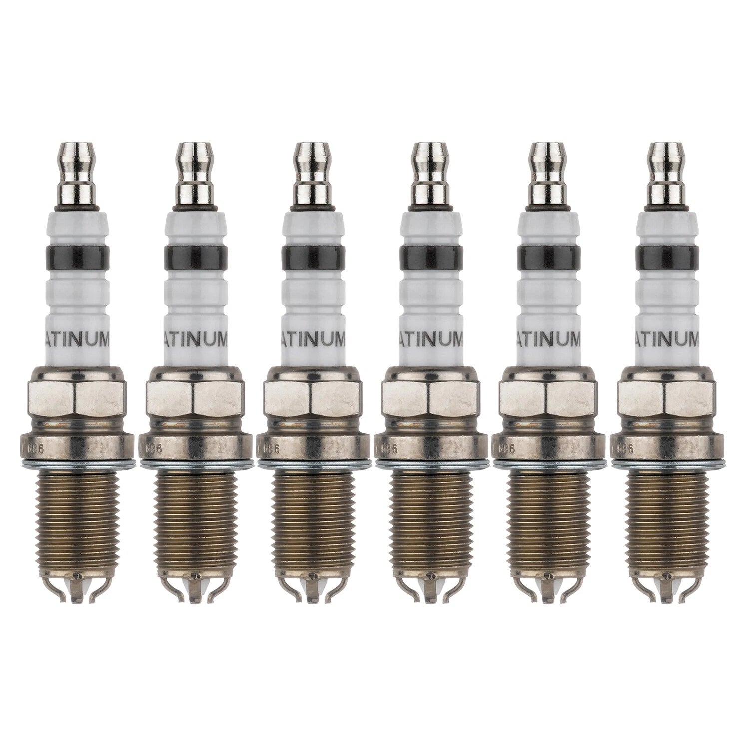 Set of 6 Bosch Spark Plugs for BMW E39 E46 E53 E83 E85 325Ci 525i X3 X5 L6