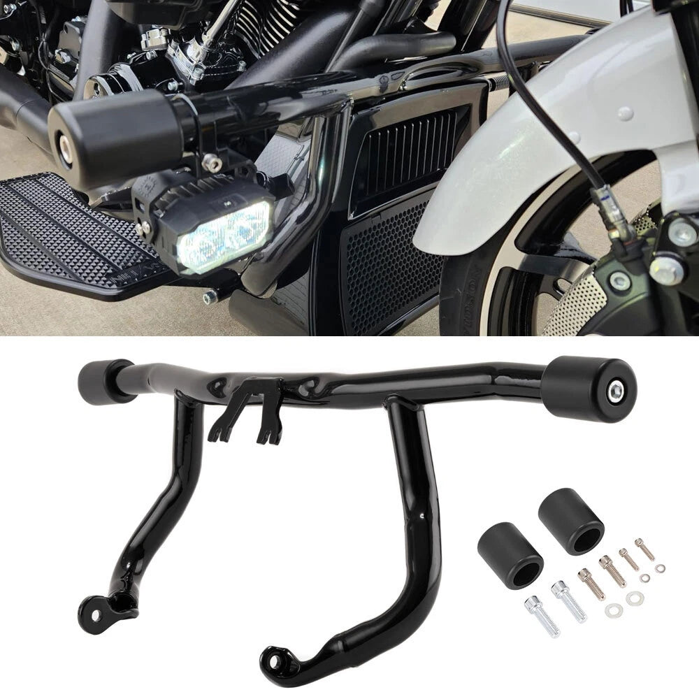 Front Highway Engine Guard Crash Bar for Harley Touring Road King (2014–2025)