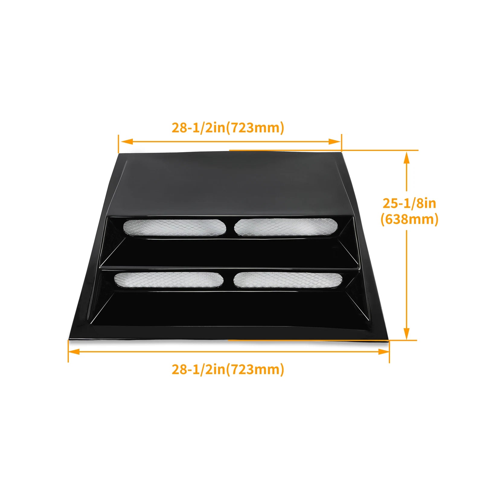 Air Flow Intake Hood Scoop Vent Cover for Humvee H1 (1992–2006)