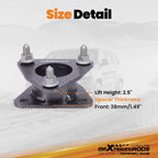 2.5" Front Spacers Lift Kit for Ram 1500 4WD (2006–2011) Steel 38mm 2PC