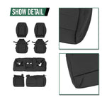 Set of 4 Seat Covers for Chevy Silverado LT/WT (2019–2021)