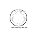 Hand Park Brake Shoes + Springs for Lexus LX470 (1998–2007)