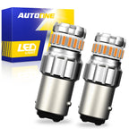 2X LED Turn Signal Light Bulbs for AUTOONE 1157 2057 7528 (CANBUS, Amber)