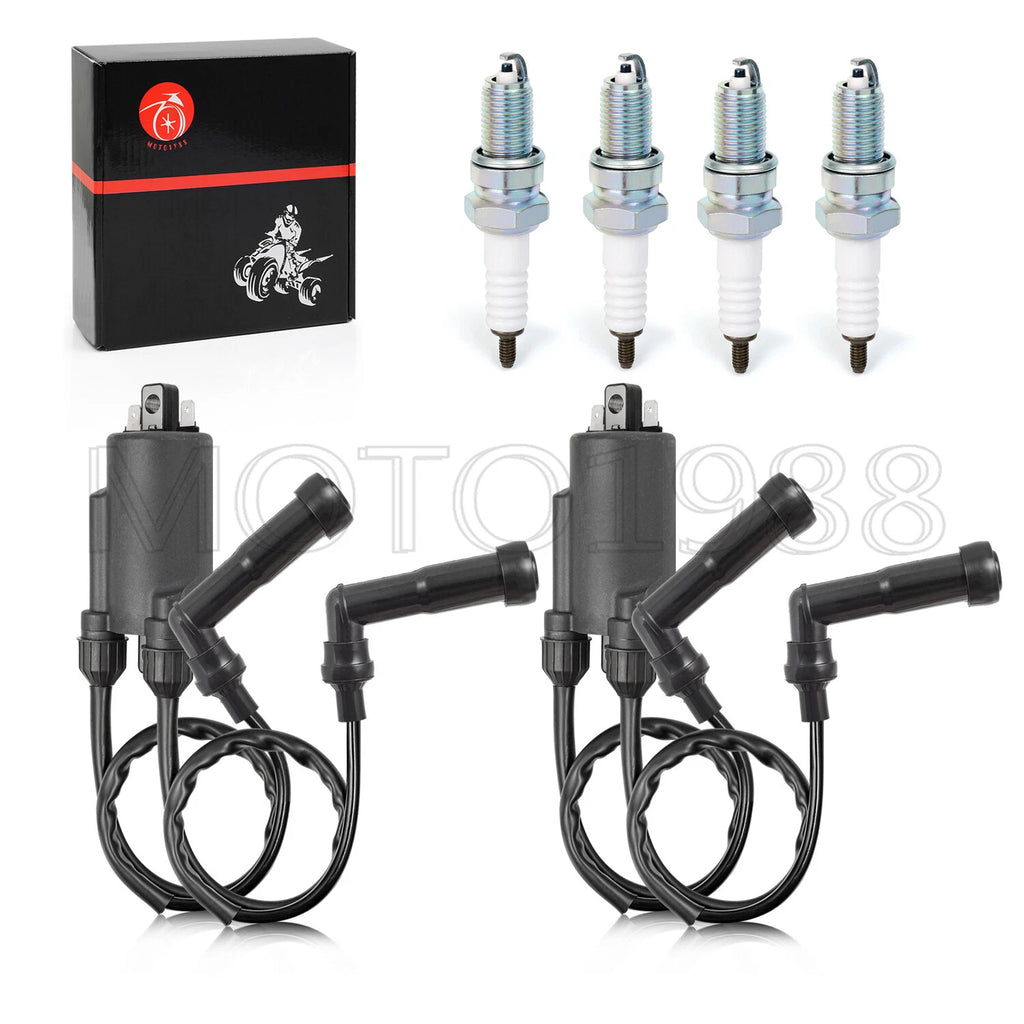 Ignition Coil Pack & Spark Plug for Honda Goldwing 1200 GL1200 (1984-1987)