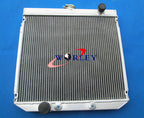 Aluminum Radiator & Fan for Ford Falcon XR XT XW XY Windsor 289 302 351