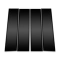 4pc Carbon Fiber Pillar Post Covers for 2018-2023 Ford Expedition