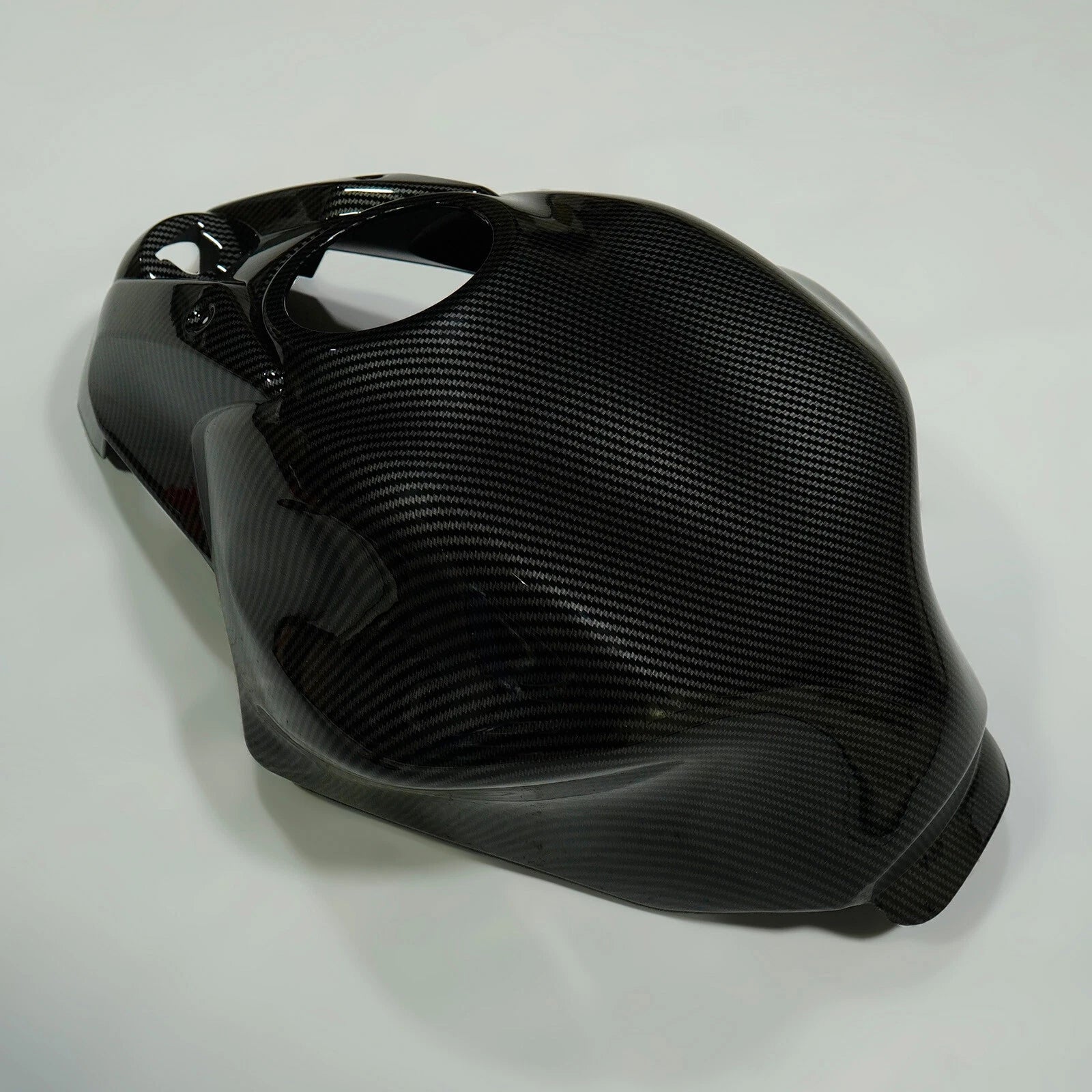 Carbon Fiber Look Fuel Gas Tank Cover for Kawasaki Ninja 650 (2017–2025)