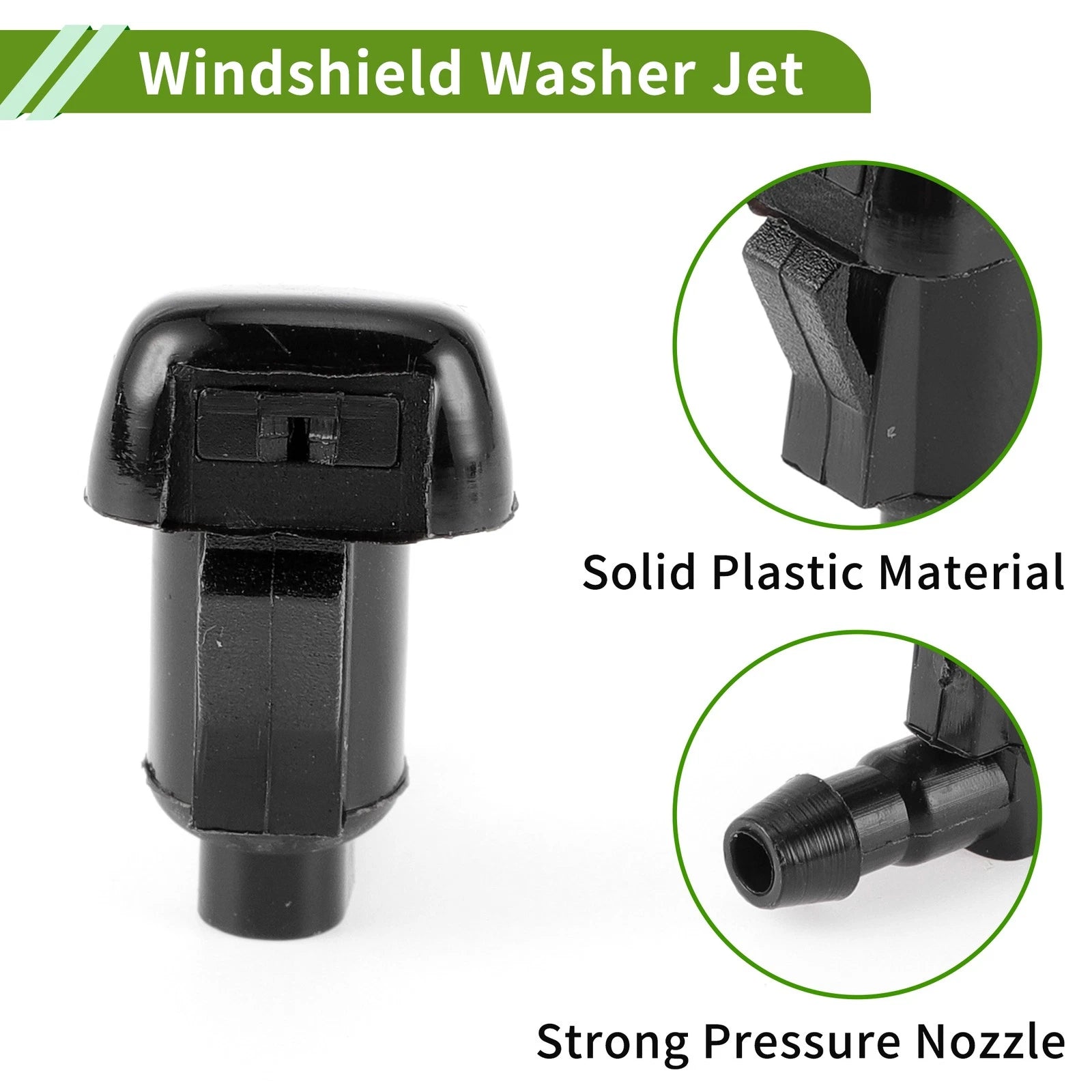 Windshield Washer Nozzle w/ Hose Connector for GMC (No. 15247800)