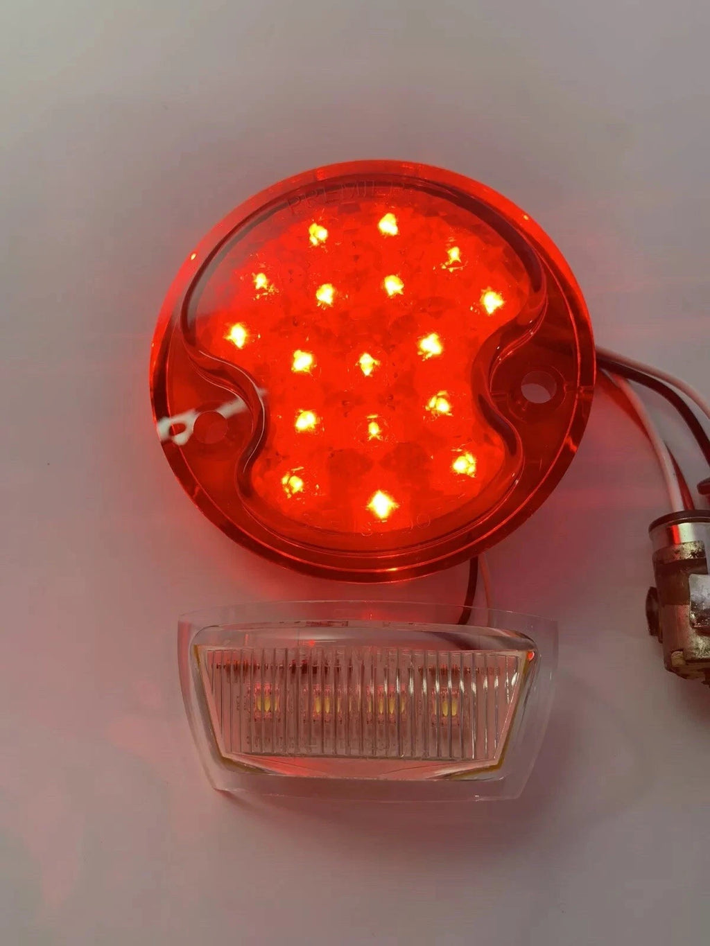 LED Tail Lights With License Light for 1932 Ford Driver Passenger Side (1932–1932)