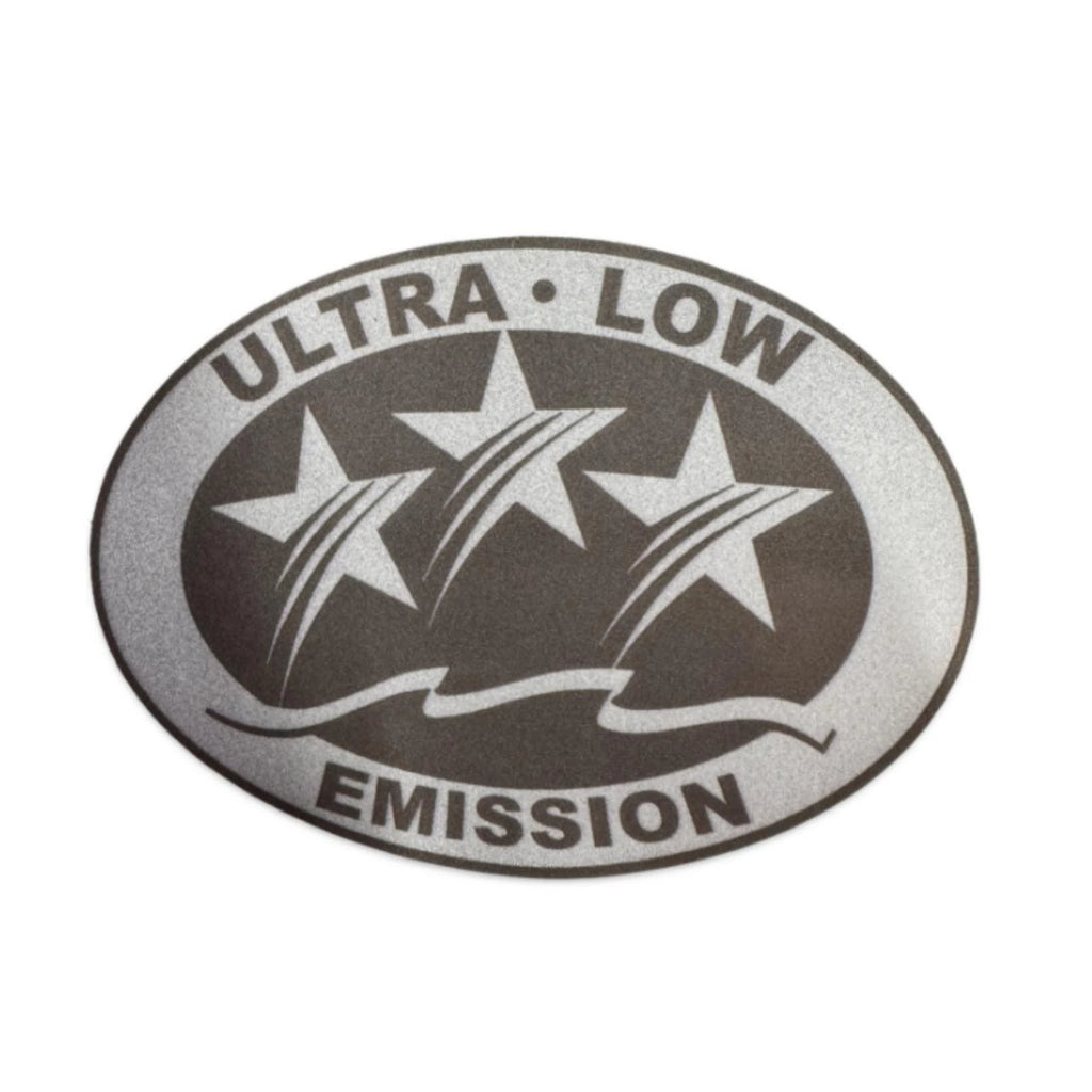2X Outboard Graphic Sticker for California DOT (Light Gray)