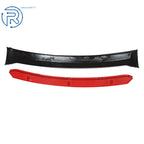 2 Layers Glossy Black Front Bumper Lip Spoiler for Universal Cars