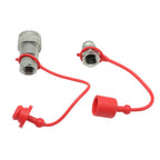 Set of 2 Hydraulic Quick Connect Couplers for Ag Equipment (Pioneer Style)