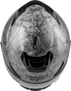 Fly Racing Sentinel Mech Helmet Large for Street Riding (Black/White/Grey)