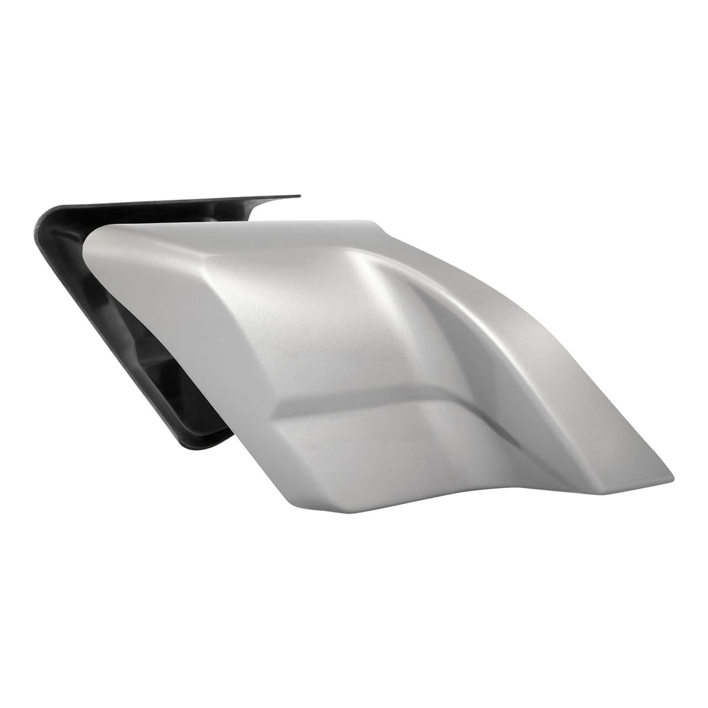 Stretched Side Covers Panel for Harley Road King (2014–2024) 19 Silver Fortune