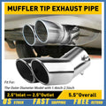 2.5" Chrome Muffler Exhaust Tip for Universal Fit 