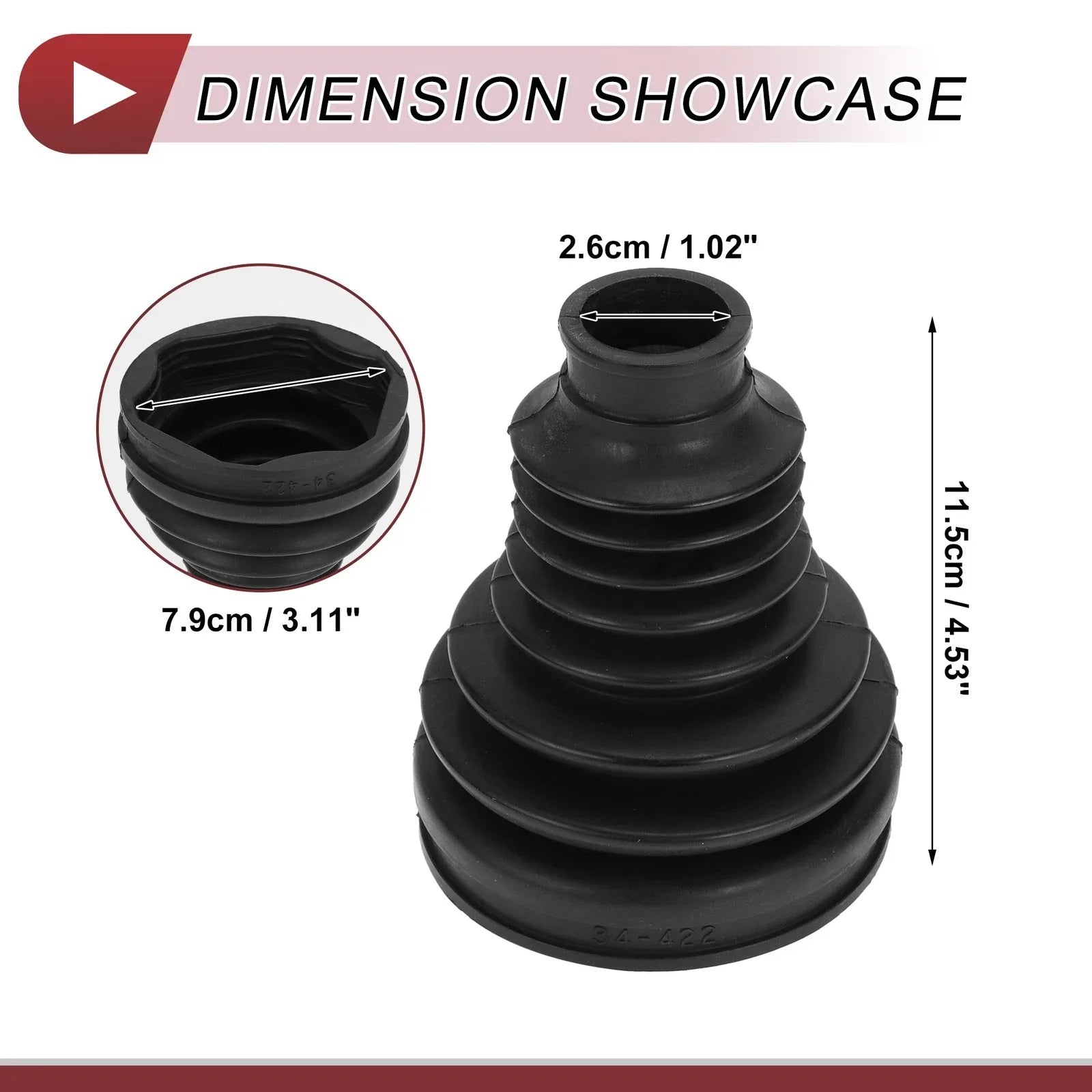 Inner CV Joint Boot Kit with Clamps for BMW i7 (2023-2024)