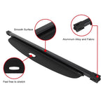 Retractable Rear Cargo Security Trunk Cover for Cadillac XT6 (2020–2024)