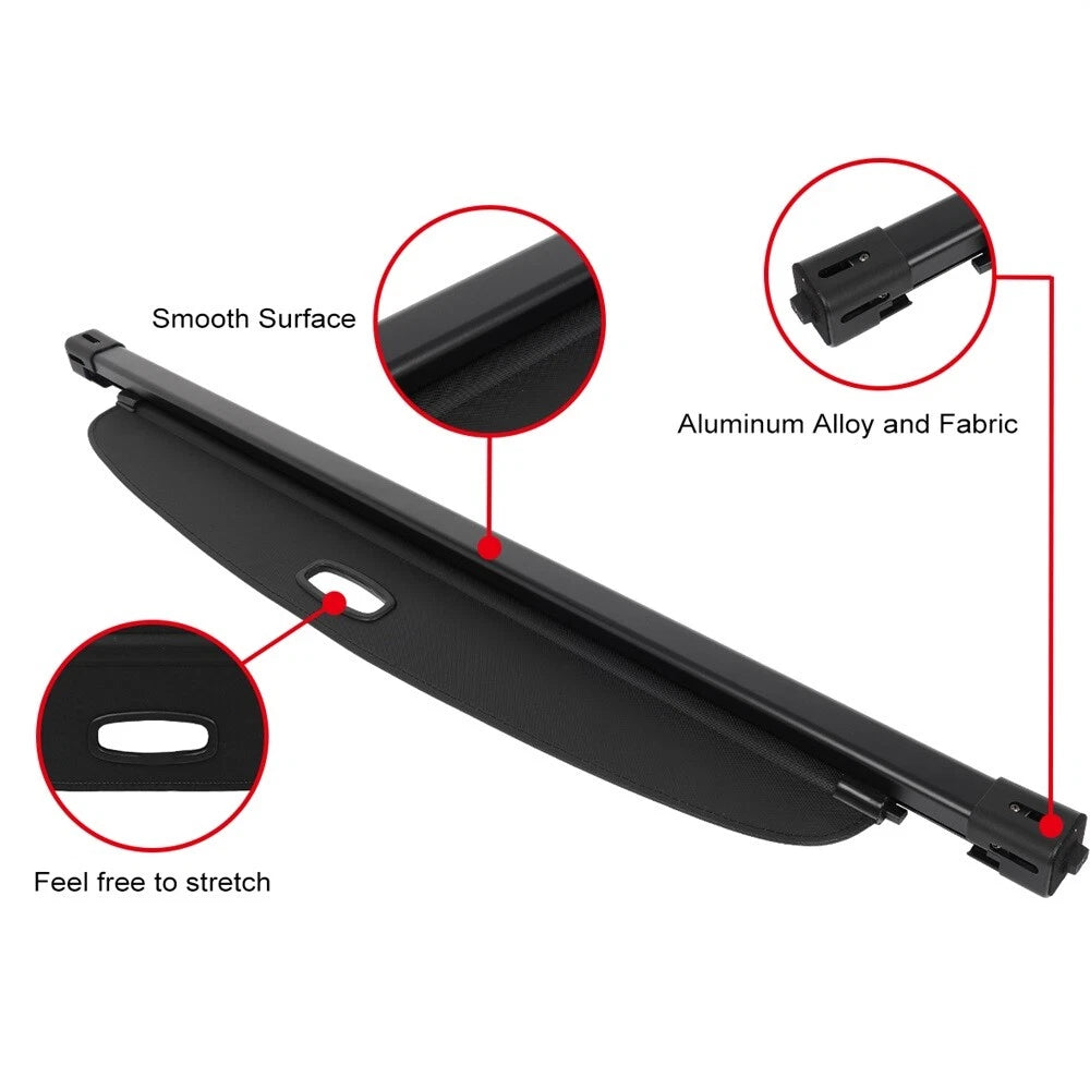 Retractable Rear Cargo Security Trunk Cover for Cadillac XT6 (2020–2024)