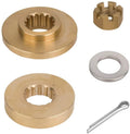 Outboard Propeller 13 3/4x15 + Hardware Kit for Yamaha 50-130HP (15 Spline)