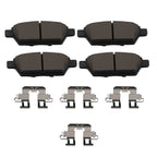 Set of 4 Rear Ceramic Brake Pads for Lincoln MKZ 2007–2012, Zephyr 2006 P-1161