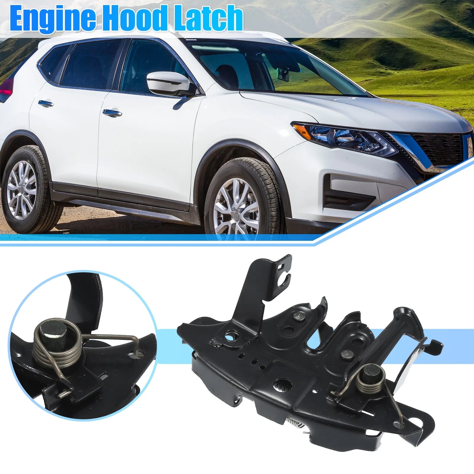 Hood Lock Latch for Nissan Rogue (2014–2019)
